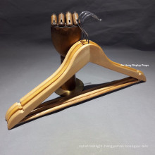 350 retailer grade A natural wooden clothes hangers wholesale